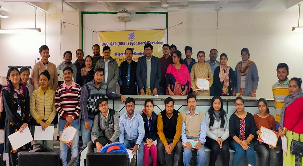 UGC (SAP, DRS-I) Sponsored Workshop in Research Methodology, 18th to 24th December 2019
